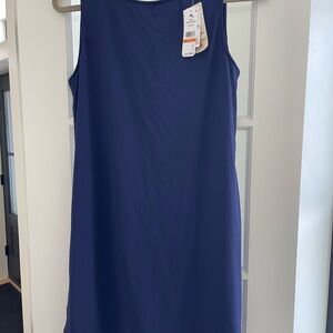 Tommy Bahama Blue Sleeveless Dress with built in shorts